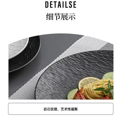 Noir™ Ceramic Serving Plate Collection