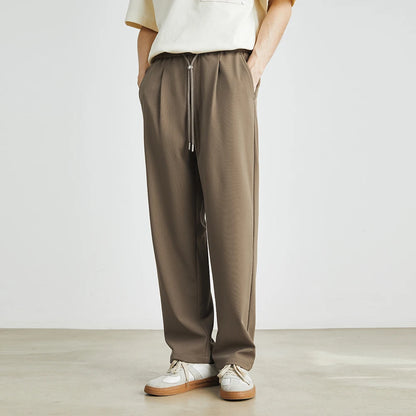 Japanese-Style Elastic Waist Pants