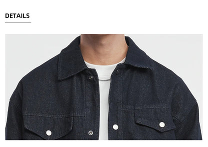 Washed Denim Work Jacket