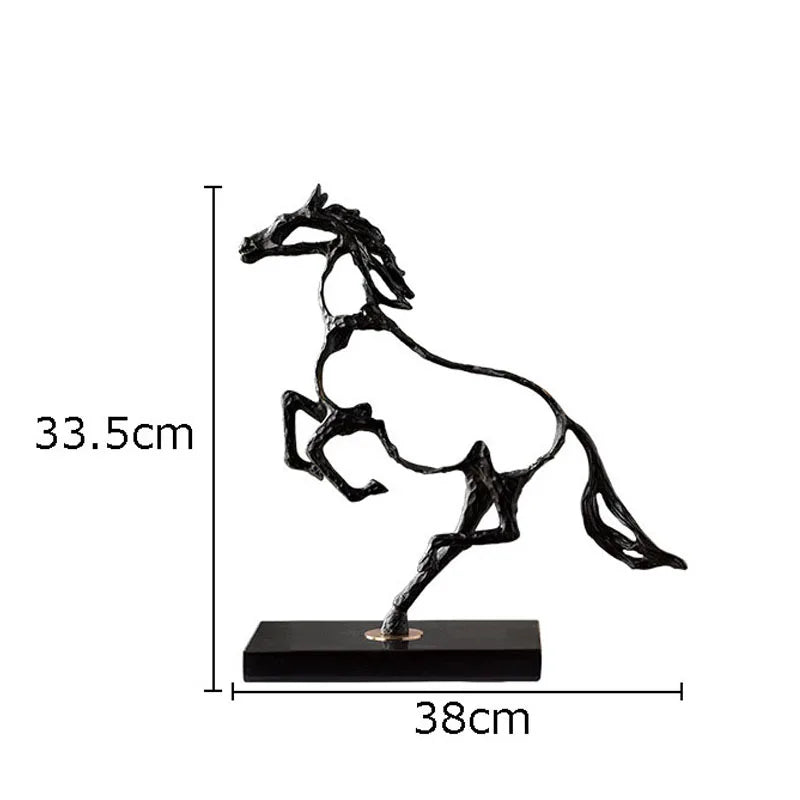 Spirit in Motion - Hollow Cast Iron Horse Sculpture