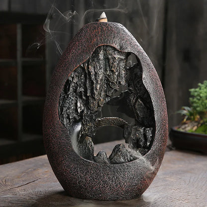 The Riverflow Incense Burner - Backflow Mountain Landscape Design