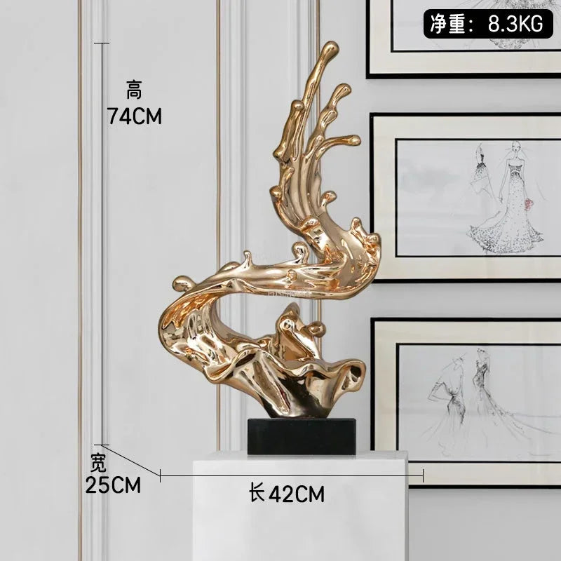 LIQUID ASCENT | Water Splash Sculpture