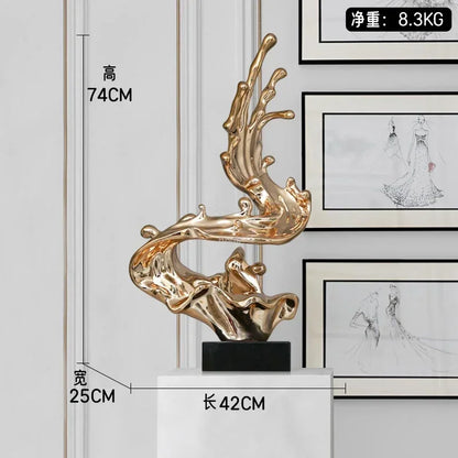 LIQUID ASCENT | Water Splash Sculpture