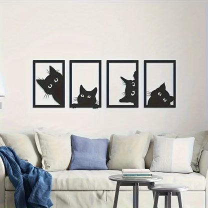 FelineQuad™ Cat Silhouette Collection