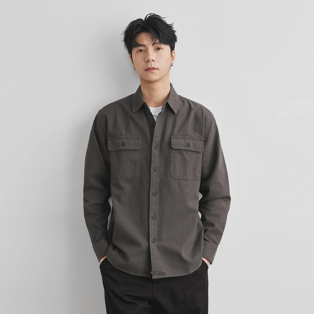 Cotton Work Shirt Jacket