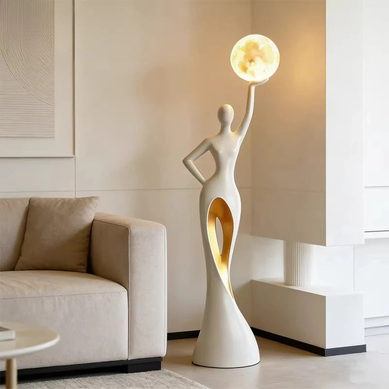Large Floor Figure Resin Sculpture