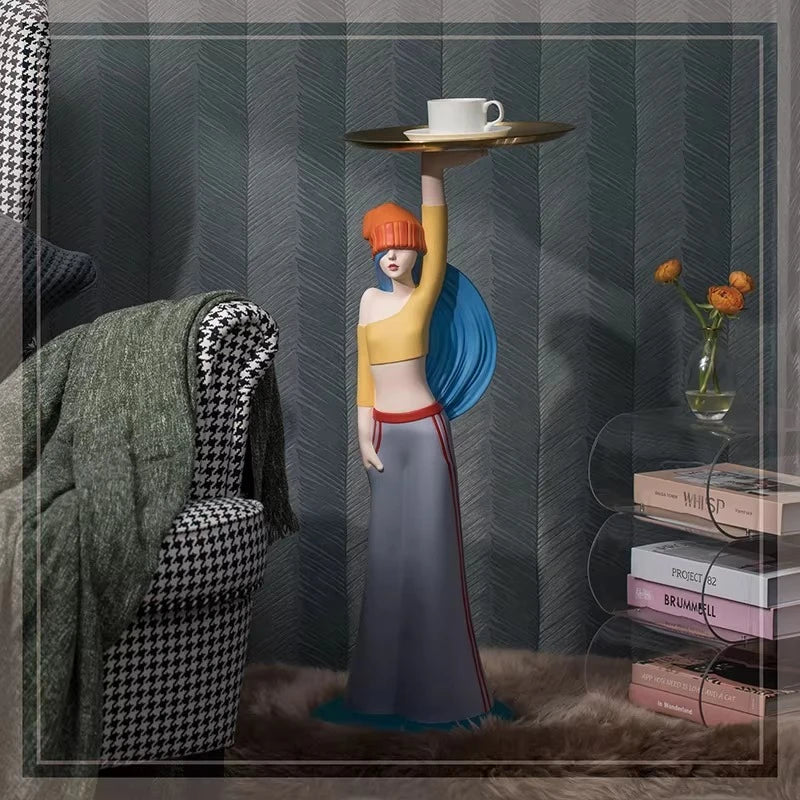 Sculptural Resin Figure Statue