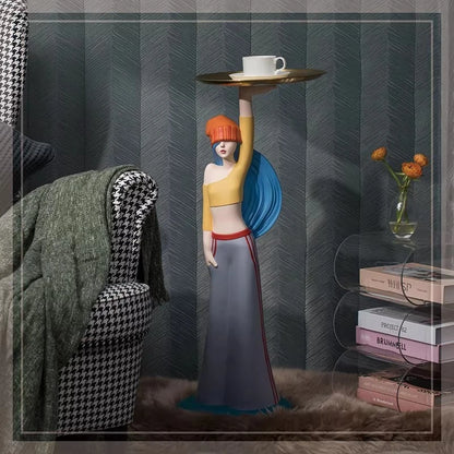 Sculptural Resin Figure Statue