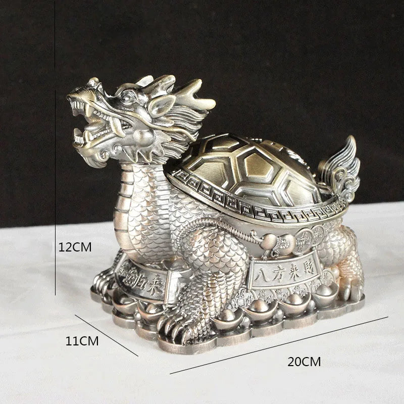 Dragon Turtle Lidded Ashtray