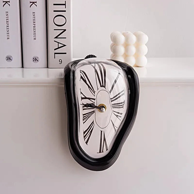 Surrealist Melting Wall Clock