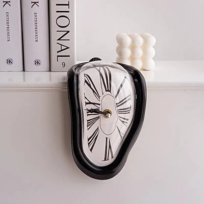 Surrealist Melting Wall Clock