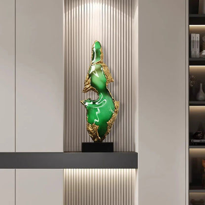 Large Abstract Resin Sculpture