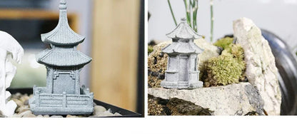 Miniature Sandstone Zen Garden Ornament