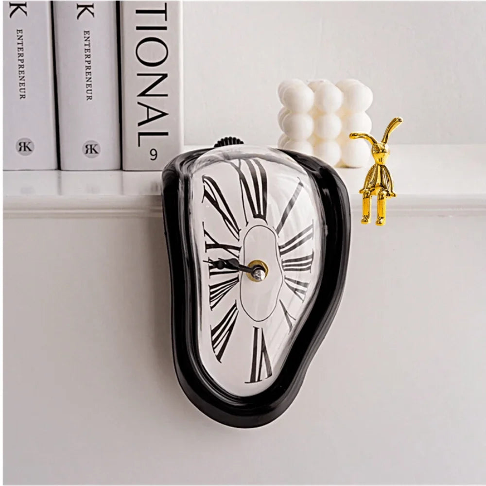 Surrealist Melting Wall Clock