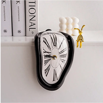 Surrealist Melting Wall Clock