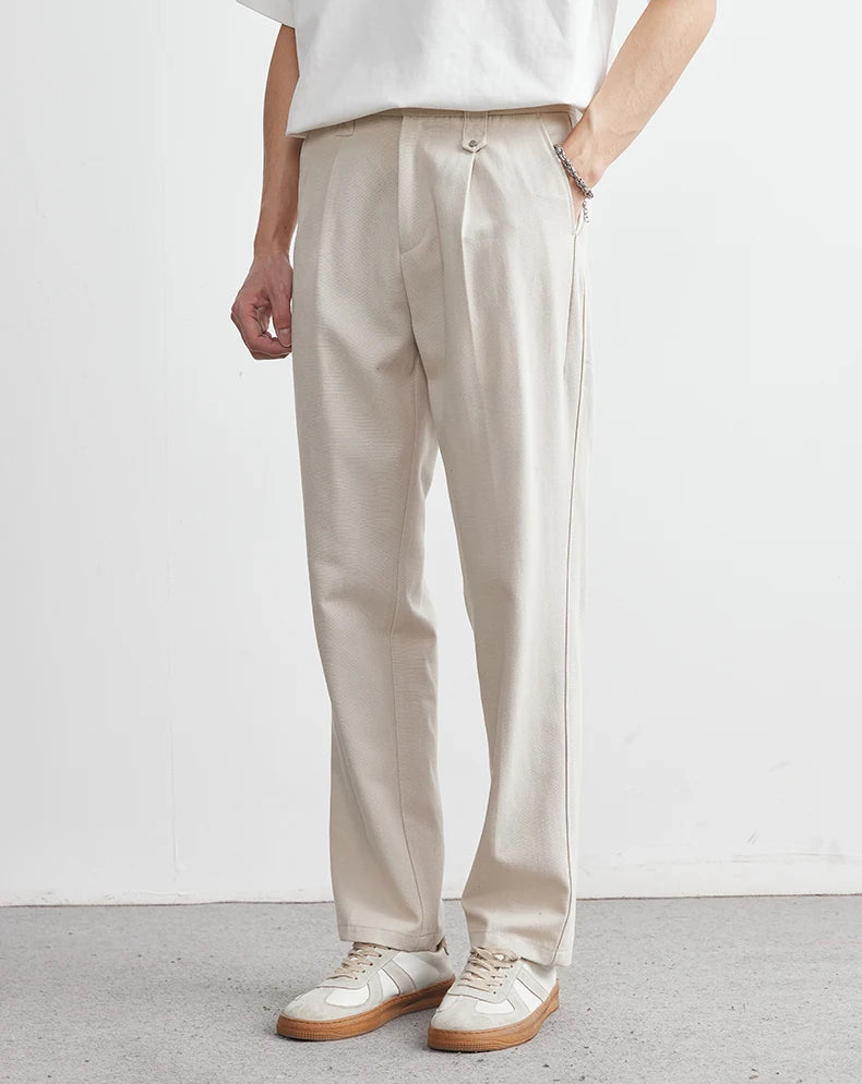 Lyocell Straight Drape Pants