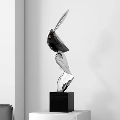 Abstract Stainless Steel Sculpture