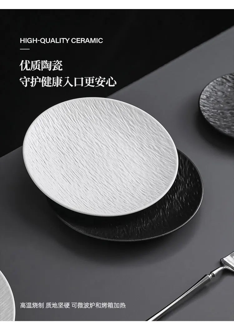 Noir™ Ceramic Serving Plate Collection
