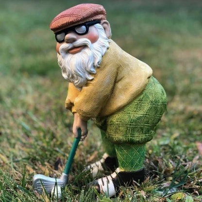 Golf Gnome Sculpture