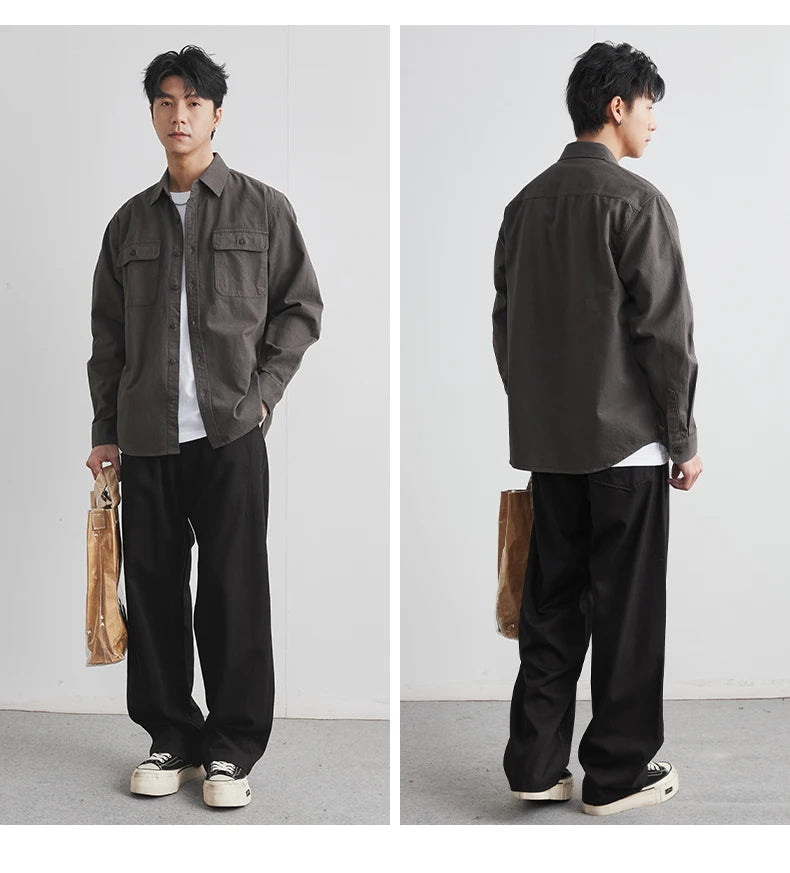 Cotton Work Shirt Jacket