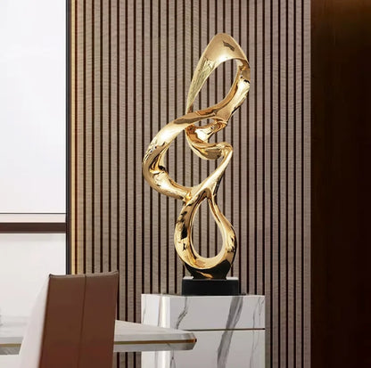 ASCENDING GRACE | Abstract Swan Sculpture
