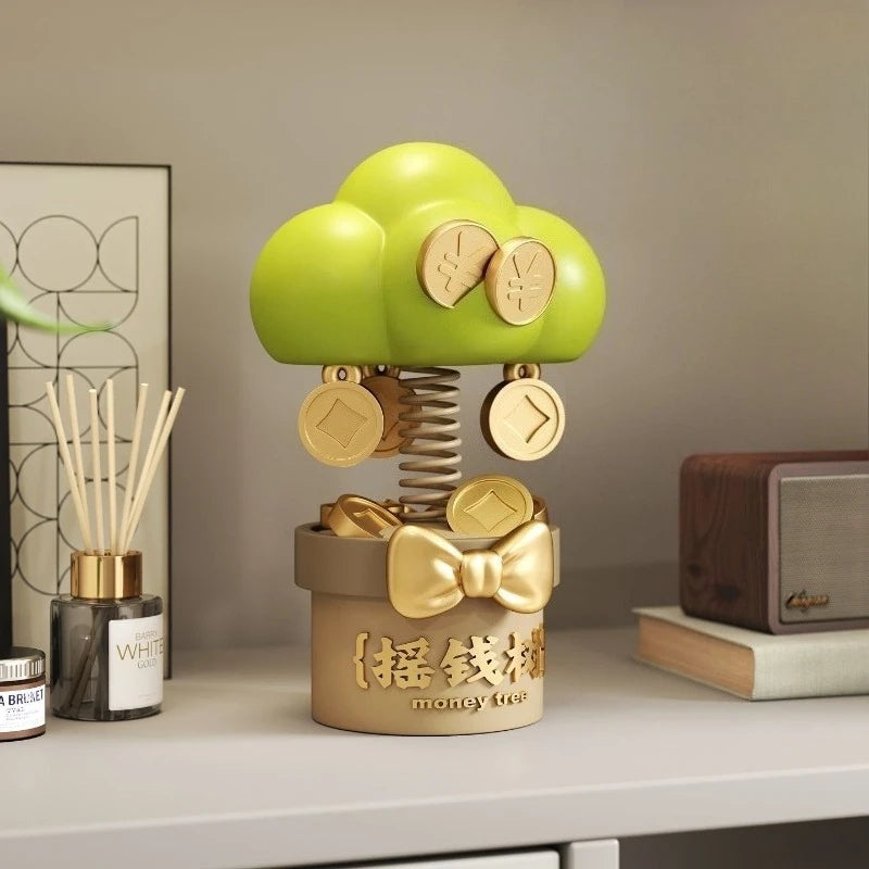 Sculpted Resin Money Tree Figurine