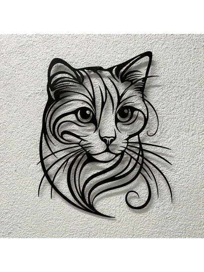 FelineCharmer™ Simple Cat Wall Sculpture