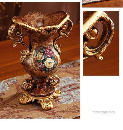 European Resin Table Vase