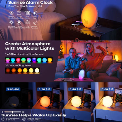 Sunrise Simulation Alarm Clock