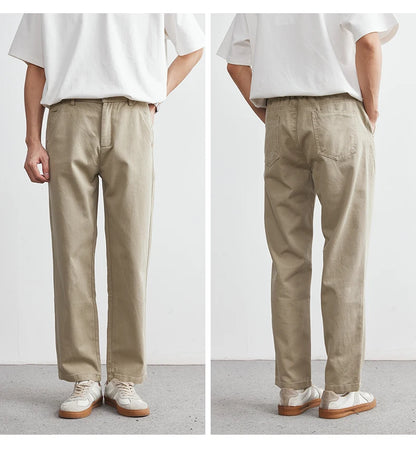 Cotton Wide-Leg Pants