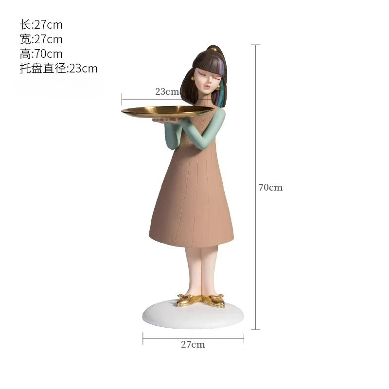 Sculptural Resin Figure Statue