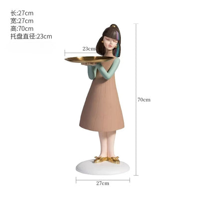 Sculptural Resin Figure Statue