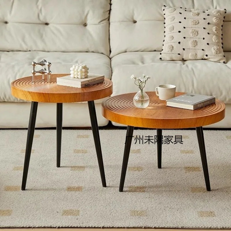 ZenWood™ Circular Tea Table