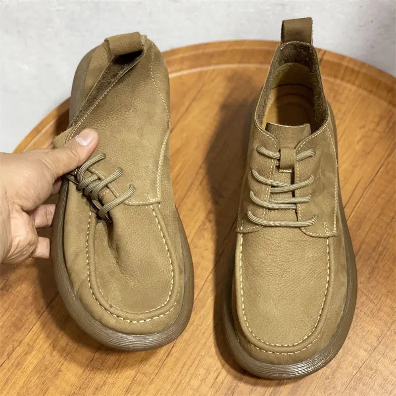 Vellaro™ Luxe Wide-Toe Leather Boots