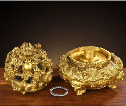 ETERNAL ABUNDANCE | Twin Dragon Sphere Censer