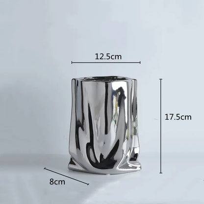 Ruffle &amp; Shine™ Ceramic Vase