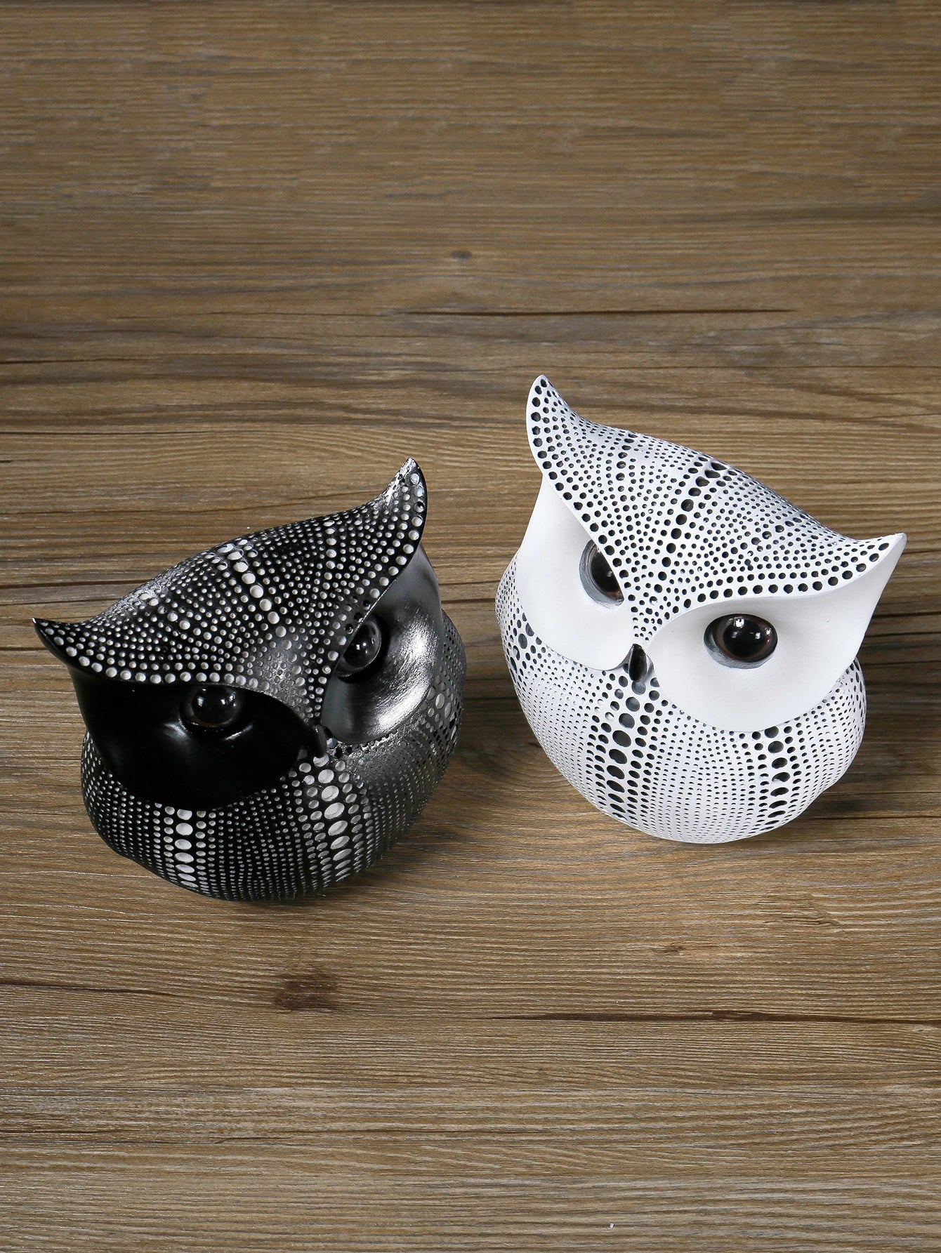 Dotwork Owl Figurine