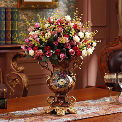European Resin Table Vase
