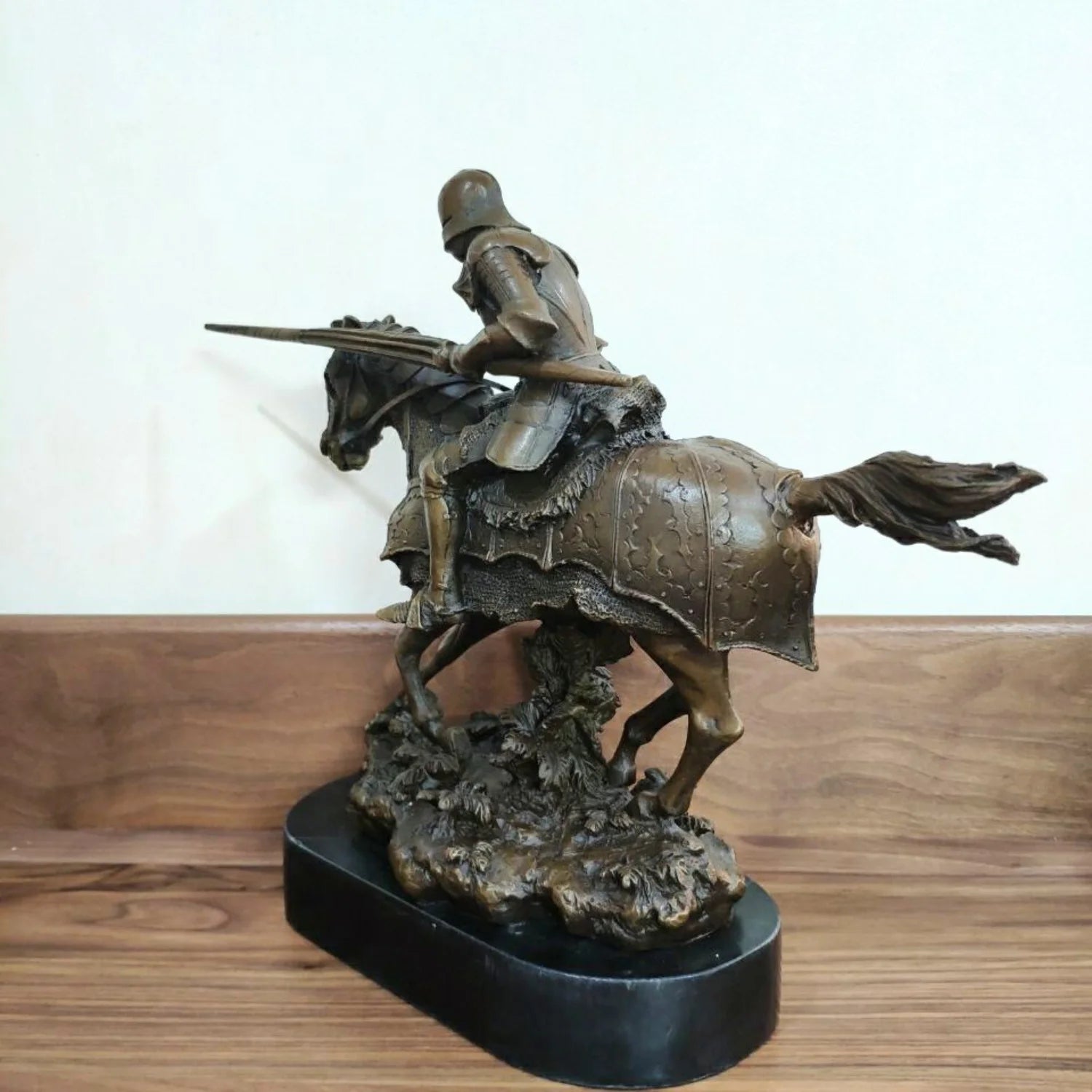 THE VALIANT CHARGE | Bronze Knight Sculpture