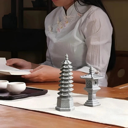 Miniature Sandstone Zen Garden Ornament