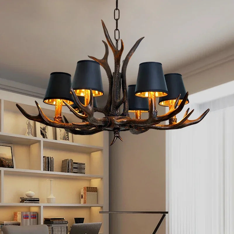 Resin Antler Chandelier