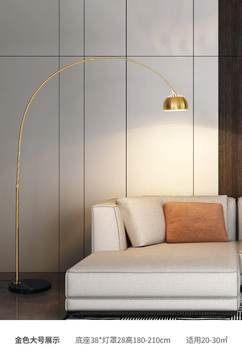 Arched Metal Floor Lamp