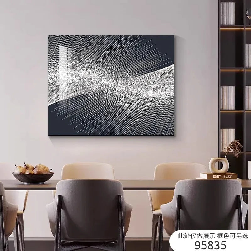 Abstract Meter Box Cover Panel