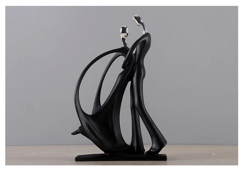 Dancing Couple Resin Sculpture