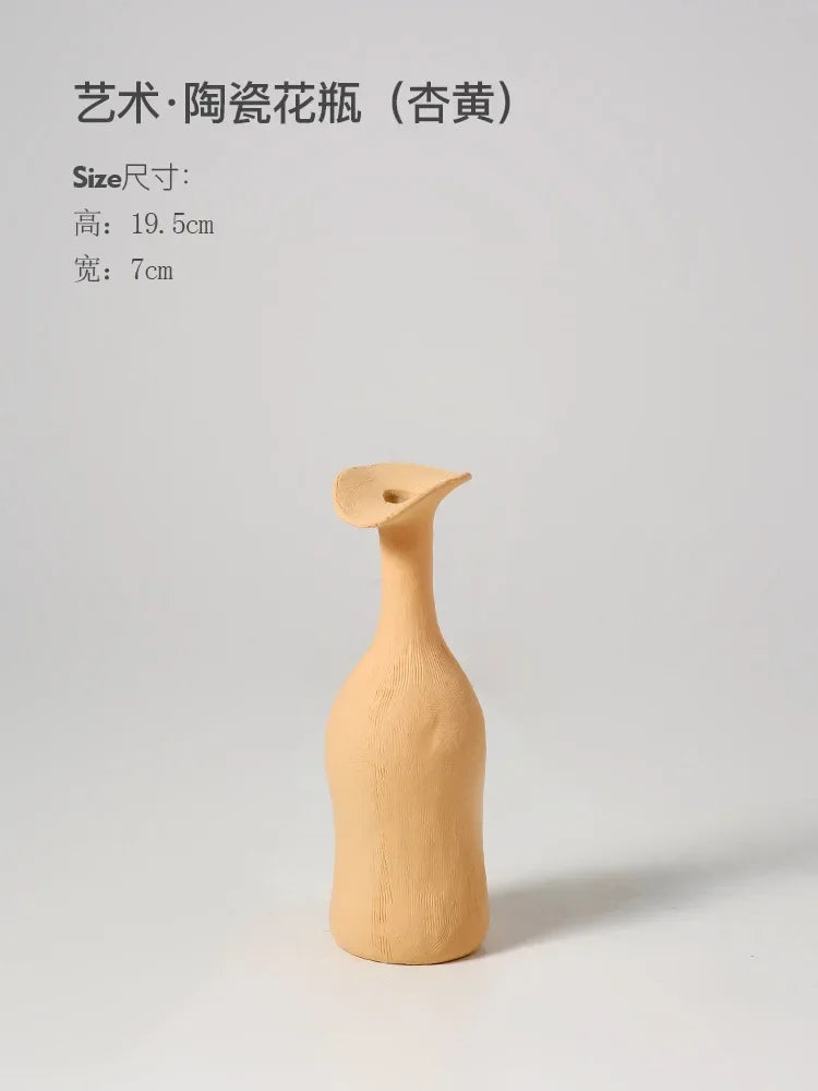 Organic Vessel - Morandi Ceramic Vase Collection