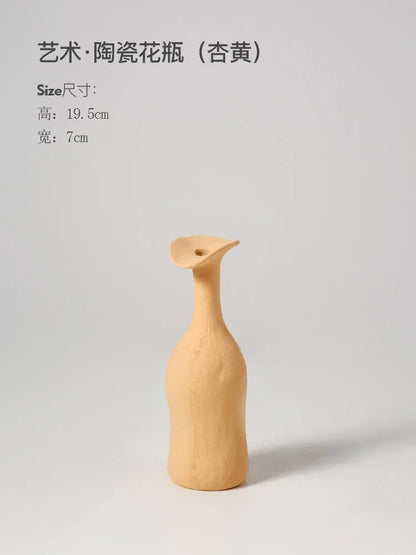 Organic Vessel - Morandi Ceramic Vase Collection