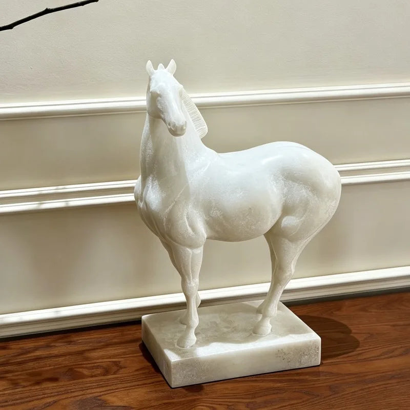 Retro Resin Horse Figurine