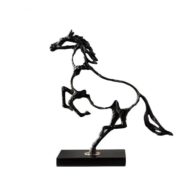 Spirit in Motion - Hollow Cast Iron Horse Sculpture
