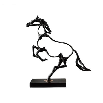 Spirit in Motion - Hollow Cast Iron Horse Sculpture
