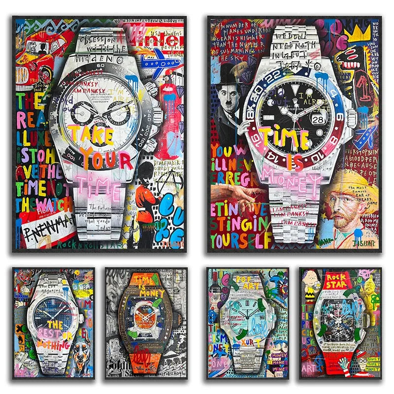 TimeCapital™ Graffiti Canvas Art